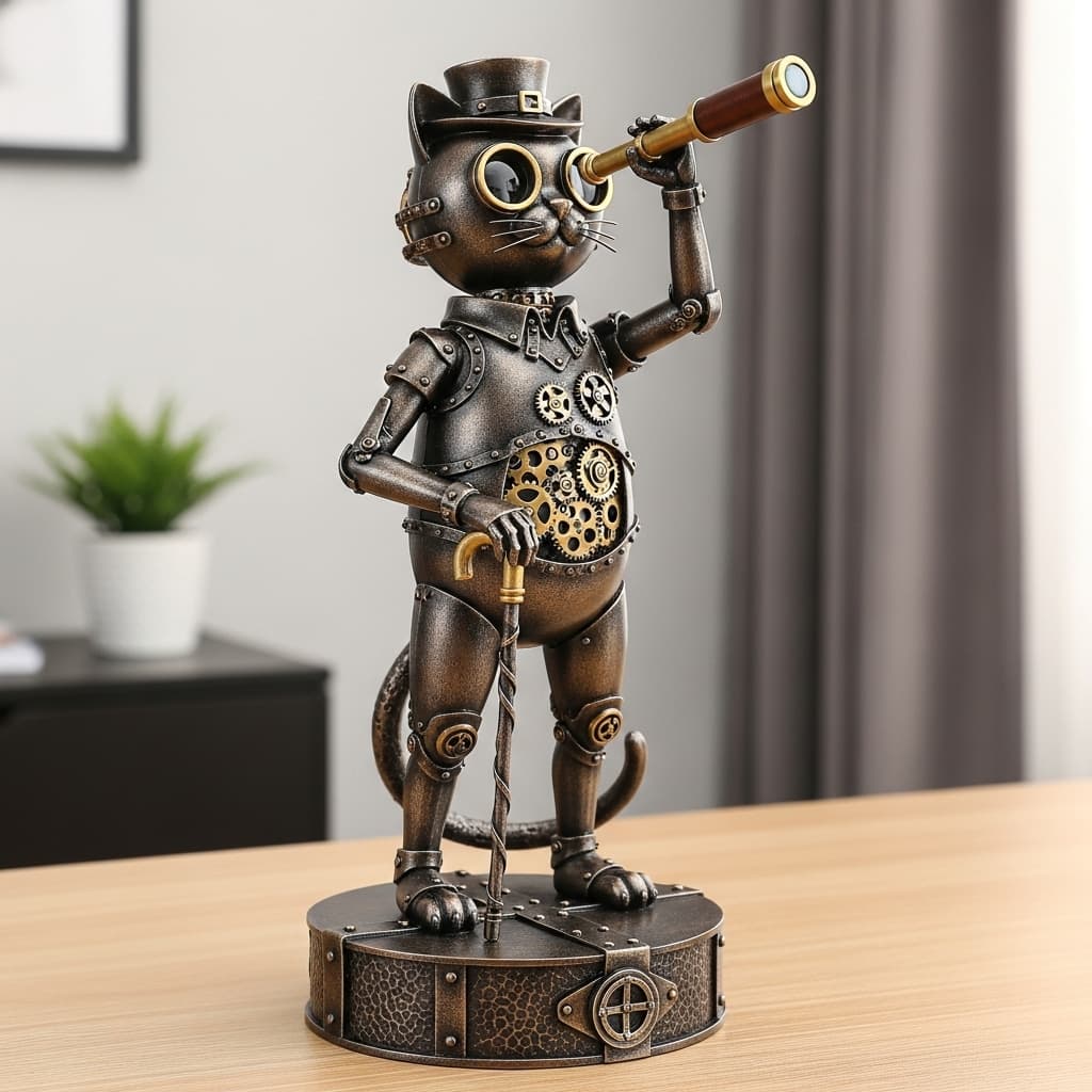 🔥Last Day 50% OFF -⚙️Steampunk Animal Explorer Sculptures