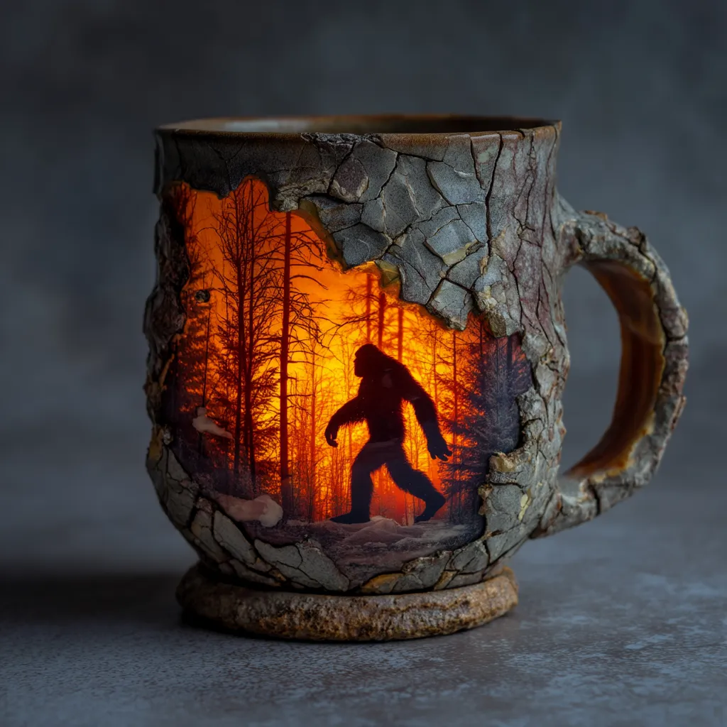 Bigfoot Forest Fire Mug