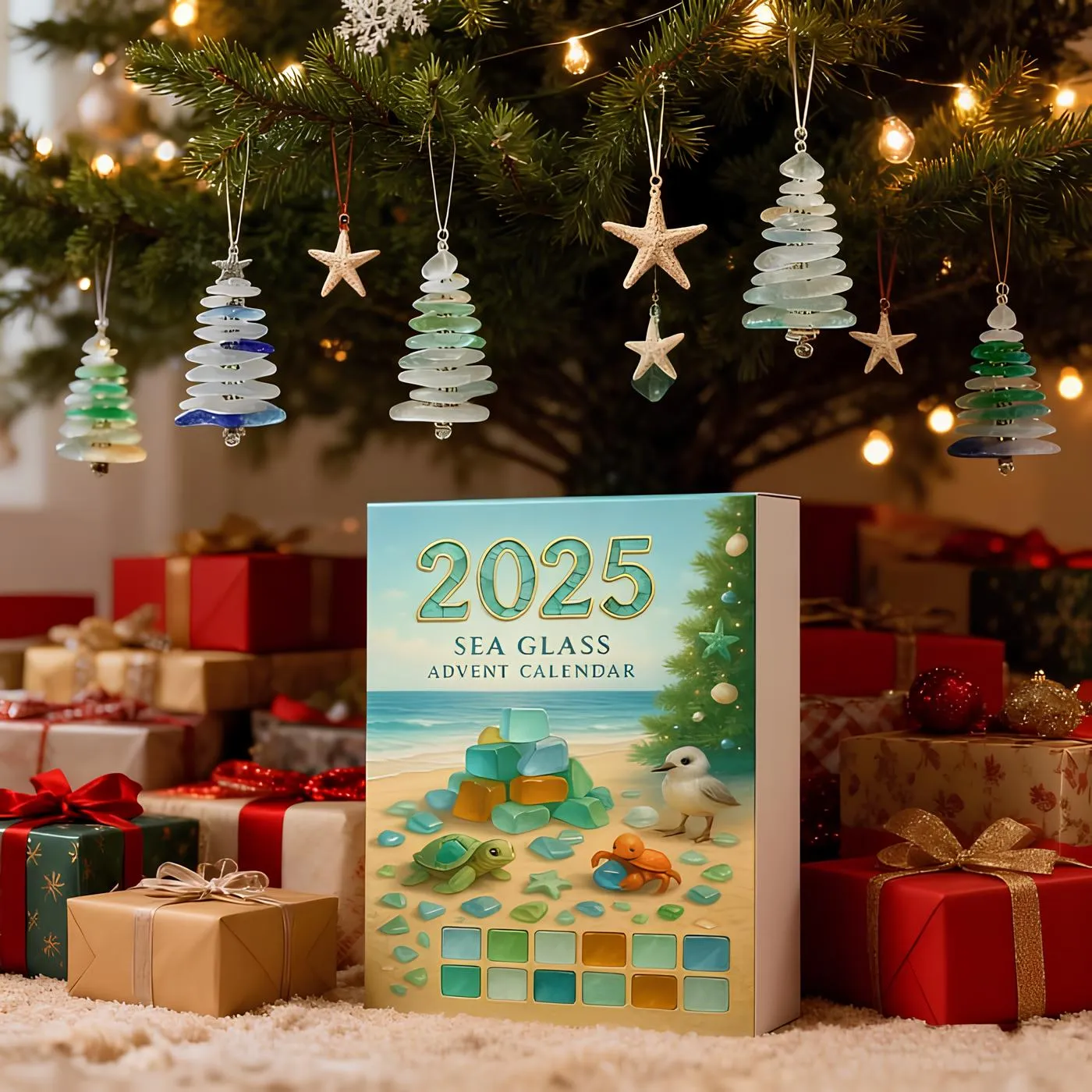 Sea Glass Christmas Tree Advent Calendar 2025🌊🎄