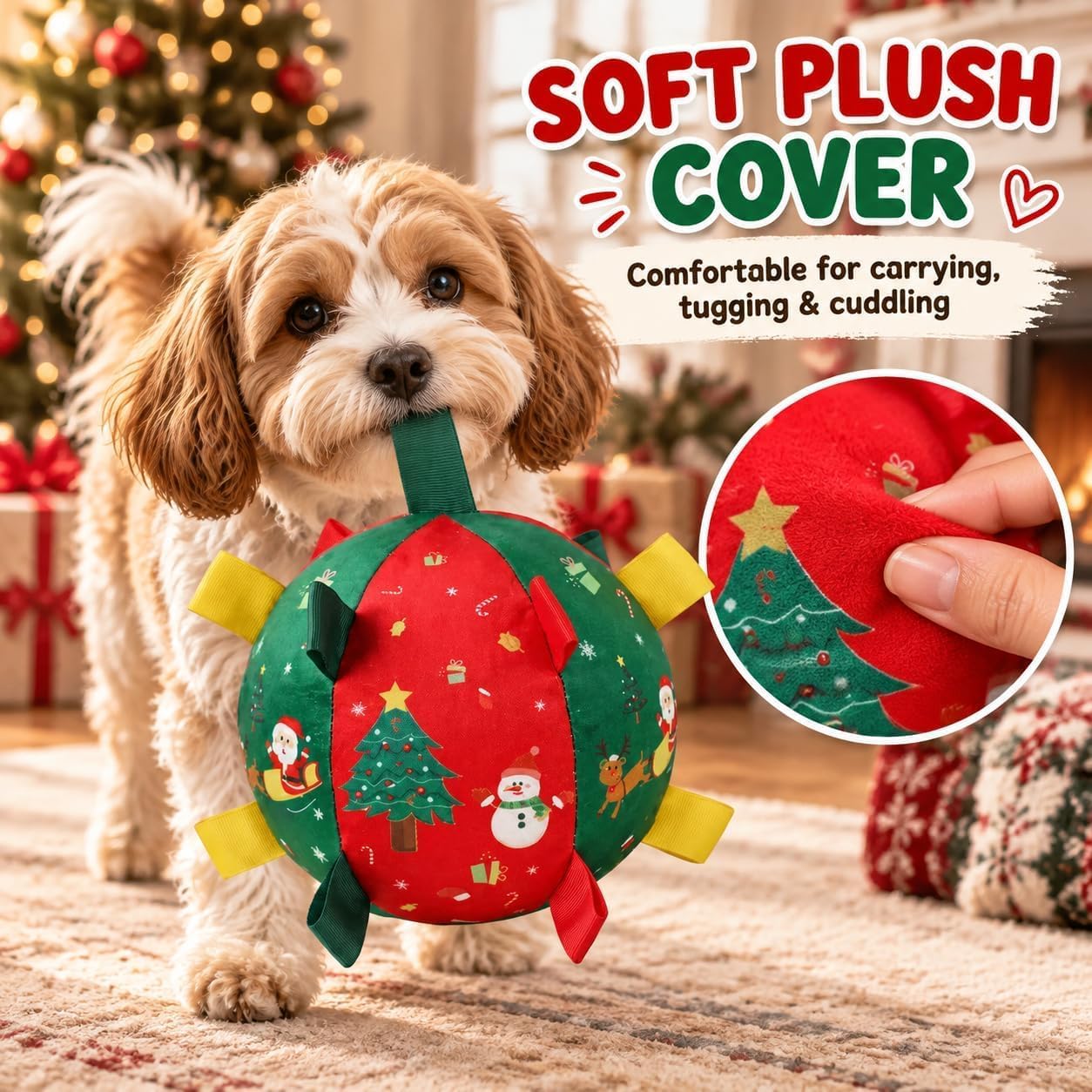 Self-Moving Christmas Dog Ball