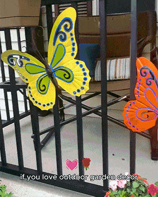 🦋4Pcs Butterfly Metal Wall Decor