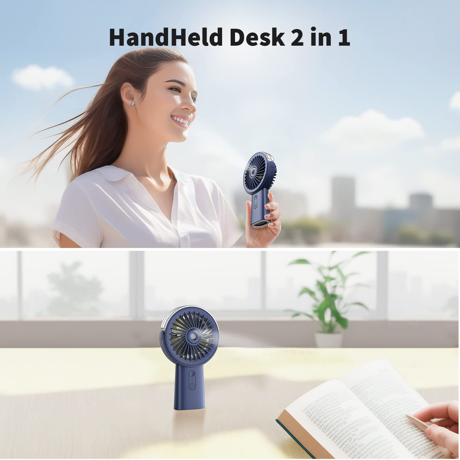 Misting Fan Portable Handheld Fan