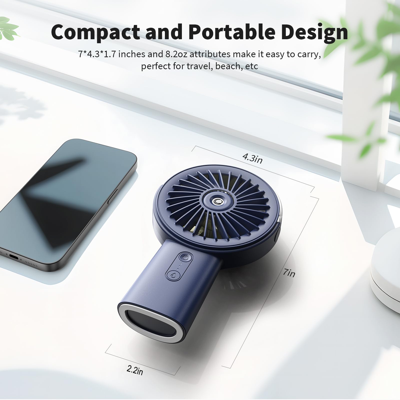Misting Fan Portable Handheld Fan
