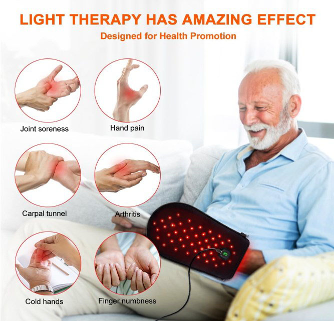 Infrared Light Therapy Glove