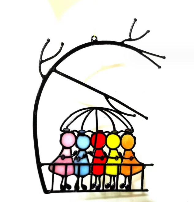 Suncatcher Stained Glass Art Window Hangings