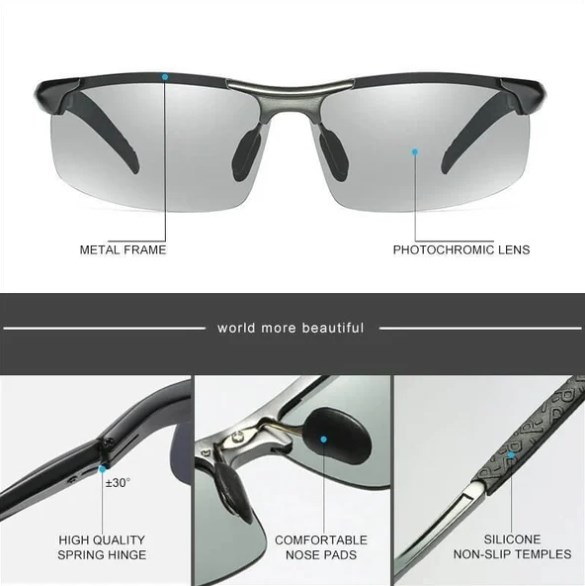 2024 Sunglasses with Anti-glare Polarized Lens