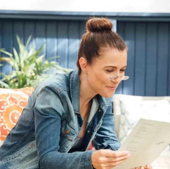 👓2024 Portable Keychain Legless Nose Clip Reading Glasses