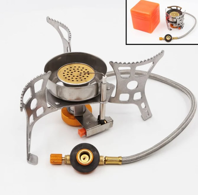 🔥Camping Outdoor Windproof Gas Burner