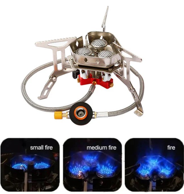 🔥Camping Outdoor Windproof Gas Burner
