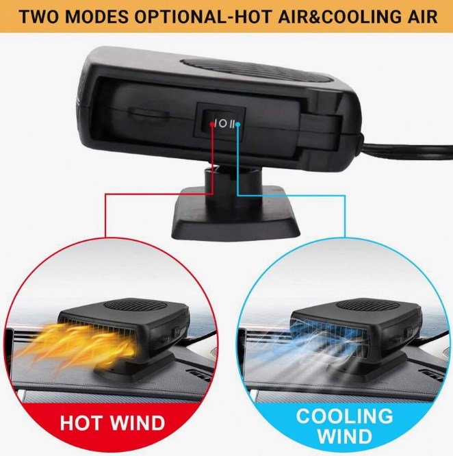 200W Portable Windshield Defroster