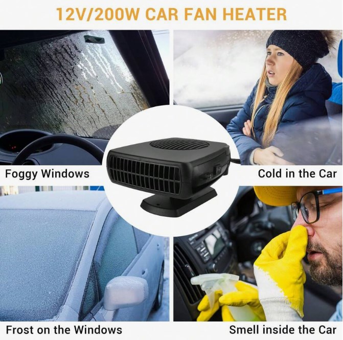 200W Portable Windshield Defroster