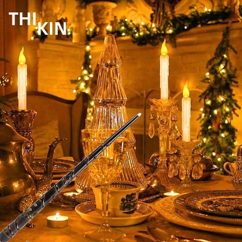 HARRY POTTER FLOATING CANDLES WITH WAND