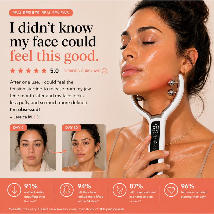 RF EMS Facial Sculpting Massager