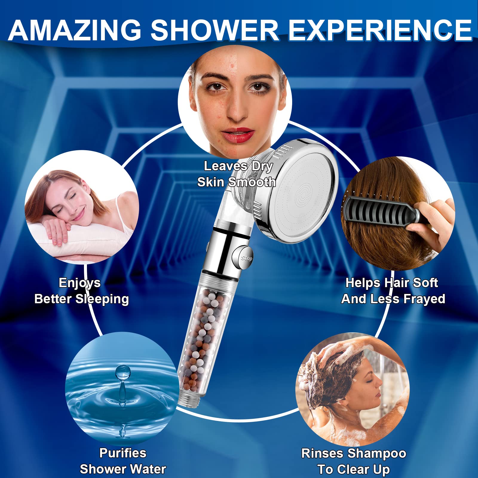Keillini™ Ionic Shower Head