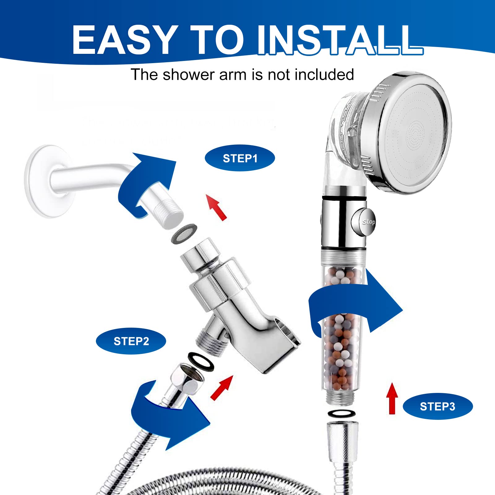 Keillini™ Ionic Shower Head