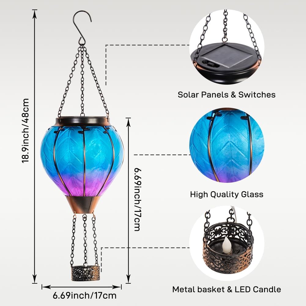 Hot Air Balloon Solar Lantern