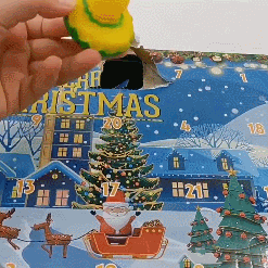 🦆24 Pcs Christmas Rubber Ducks Advent Calendar
