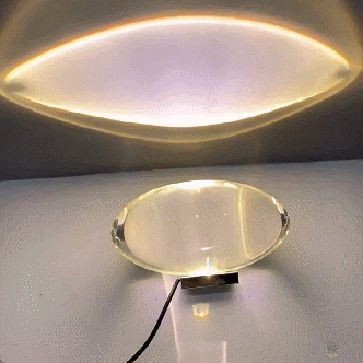 Valentine's Day Gift Angel Eyes Projection Rainbow Night Light