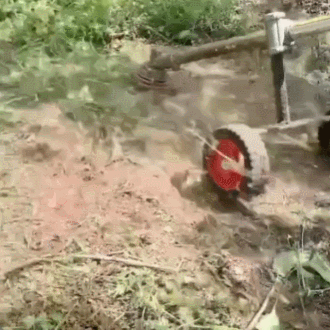 Weed Trimmer Adjustable Support Wheels