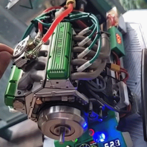  ​​Handcrafted V8 Engine Resin Sculpture – Nostalgic Artistry for Automotive Enthusiasts​​ 🛠️✨