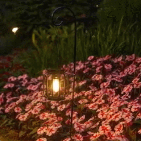 2 Pack Outdoor Solar Hanging Light