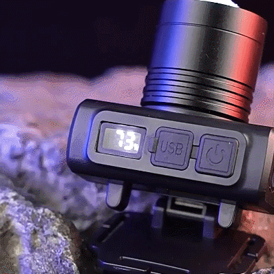 Rechargeable Strong Head Lamp With Telescopic Zoom