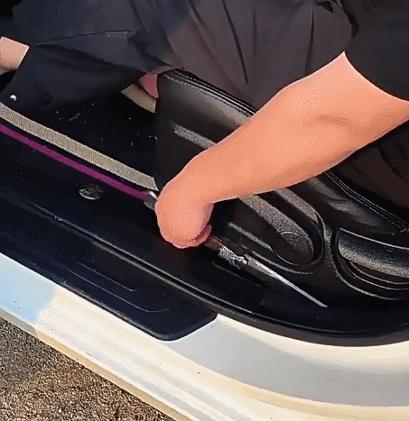 Manganese Steel Hardened Measuring Straightedge Tool Car self-defense wrench