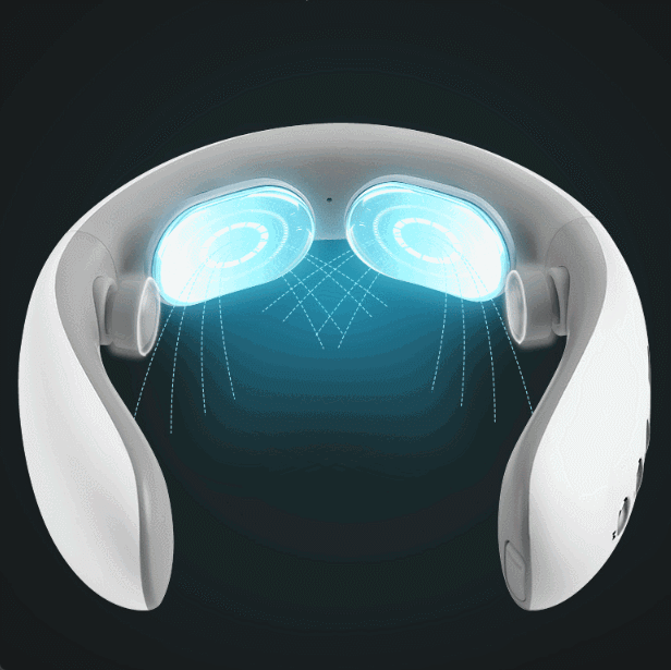 Electric Lymphatic Drainage Neck Massager for Pain Relief Deep Tissue