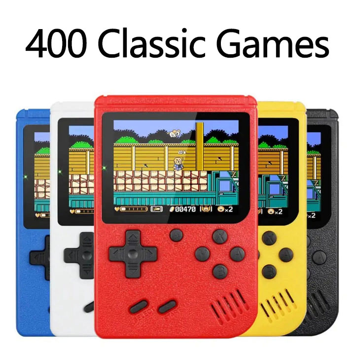 Retro Portable Mini Handheld Game Console - Over 400 Classic Games!