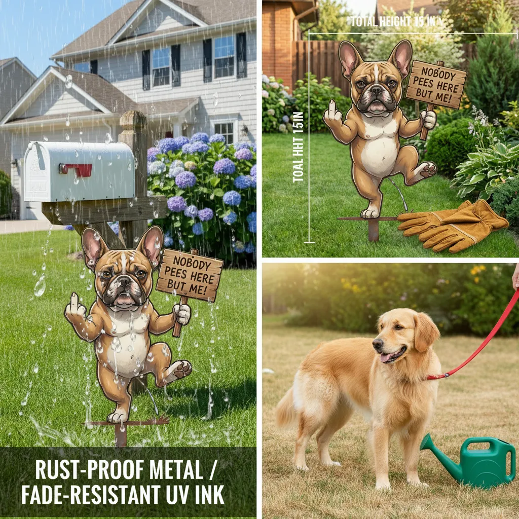 Funny Metal Garden Sign