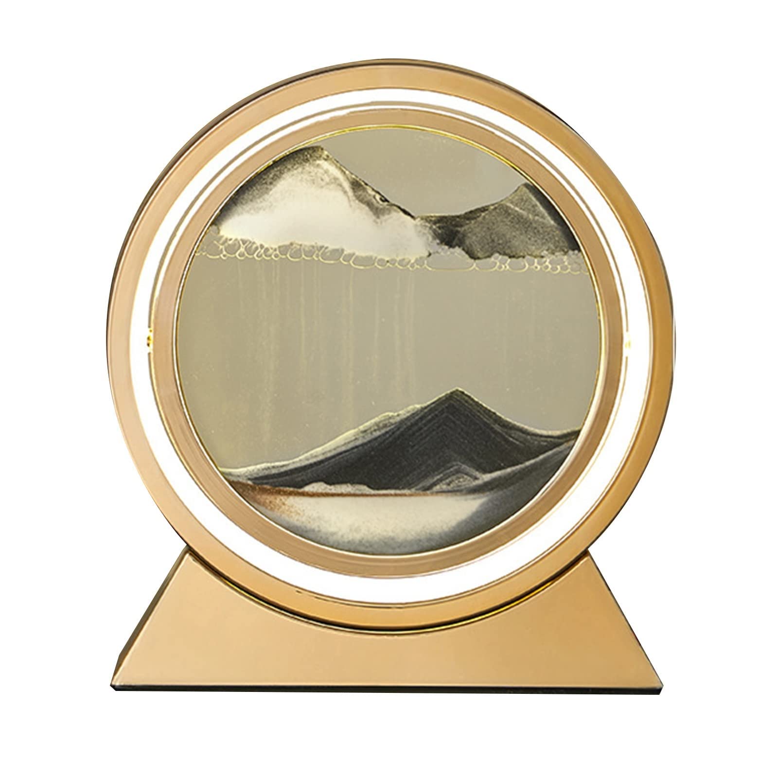 LED Light Creative Quicksand Table Lamp