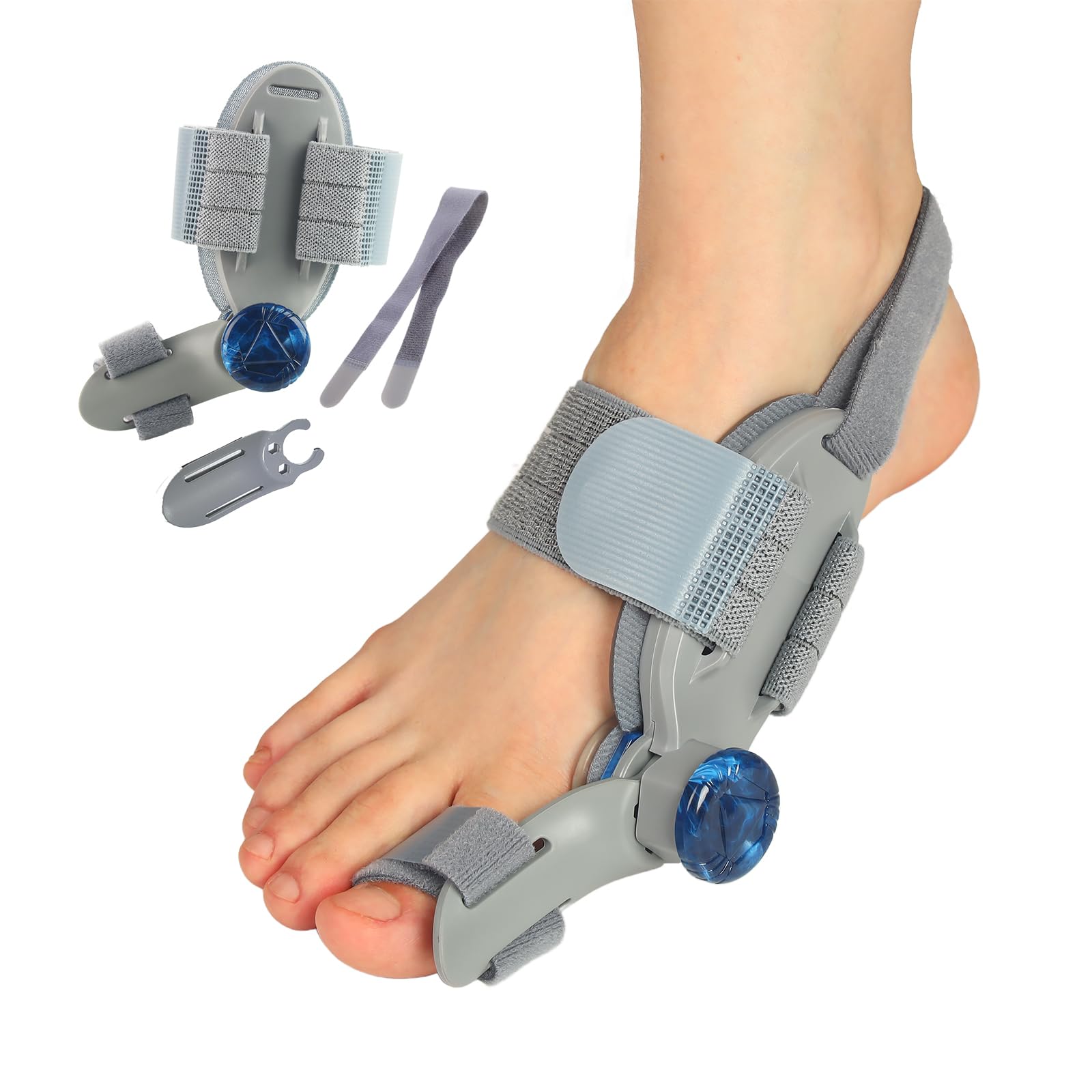 Adjustable hallux valgus corrector