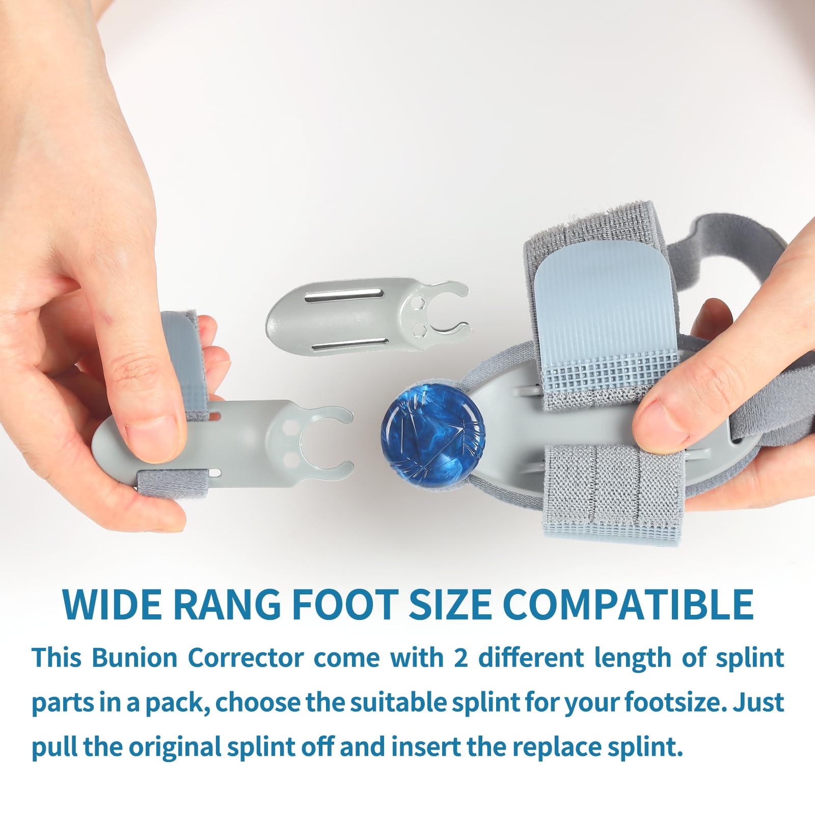 Adjustable hallux valgus corrector