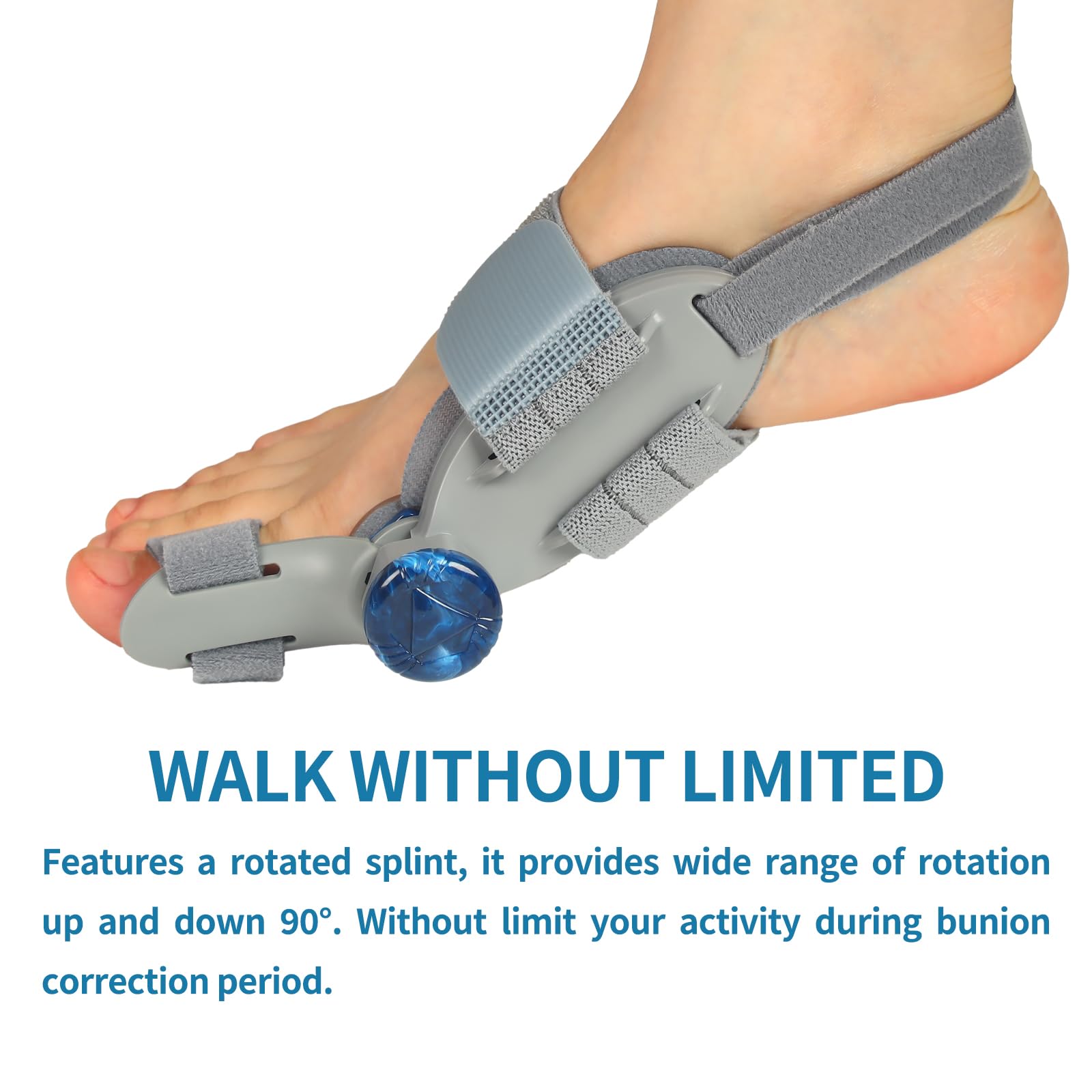 Adjustable hallux valgus corrector