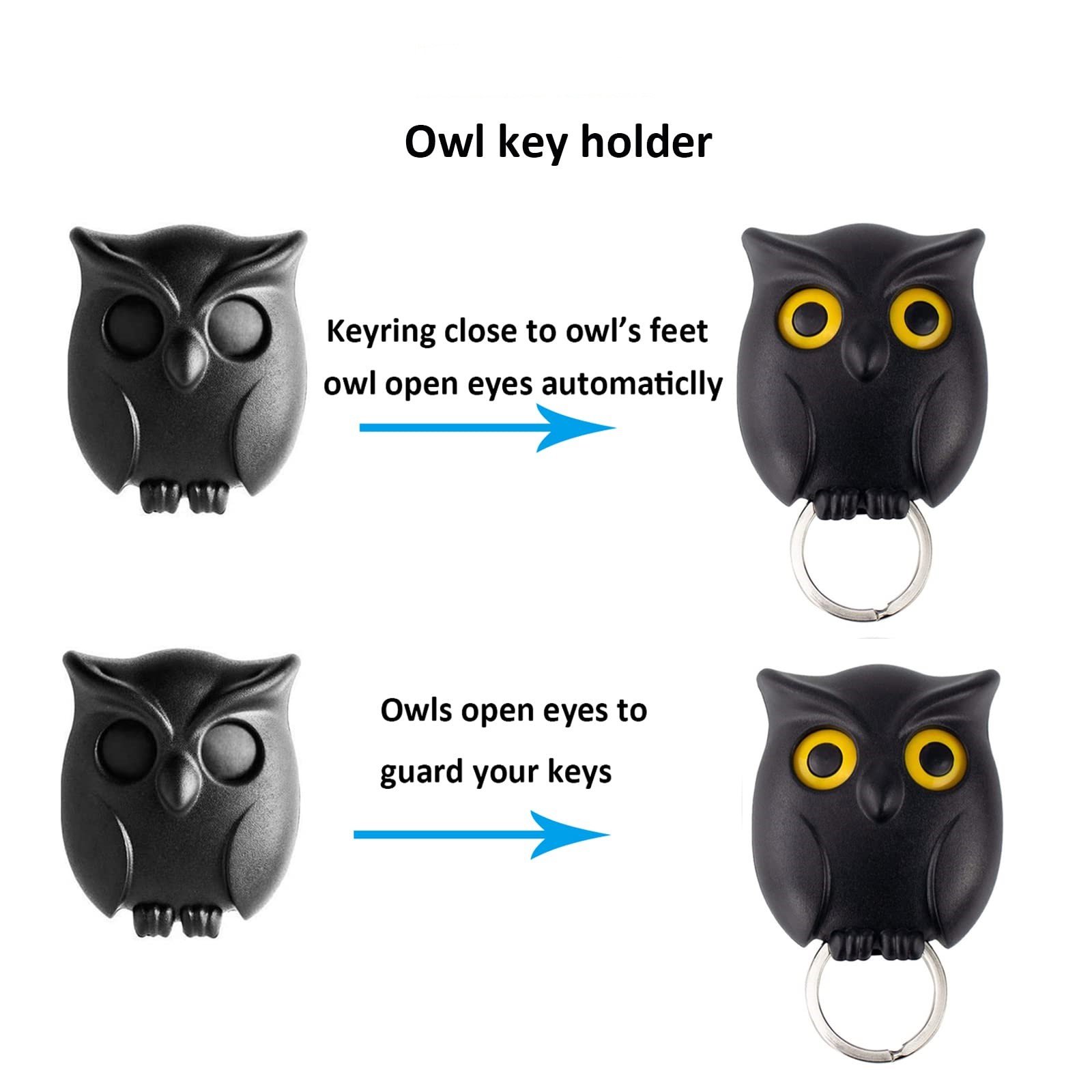 Sale Promotion 40% OFF🦉Cute Owl Key Holder（3 Pcs）