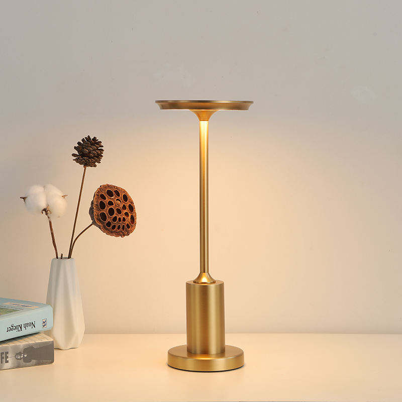 Cordless Table Lamp - Dimmable & Rechargeable Waterproof Desk Light