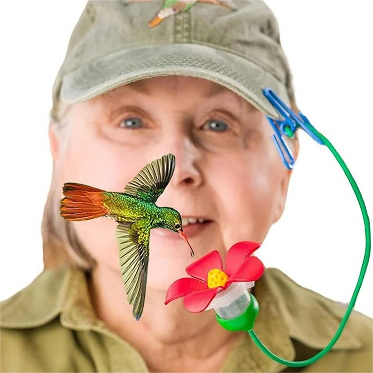 Hummy Wand Hat Clip Hummingbird Feeder