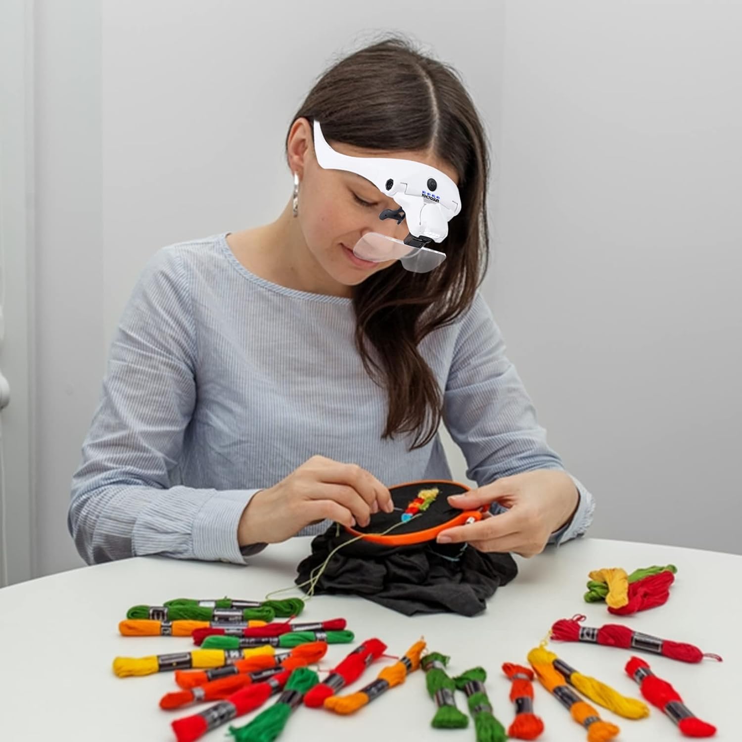 🔥LED Glasses Magnifier 