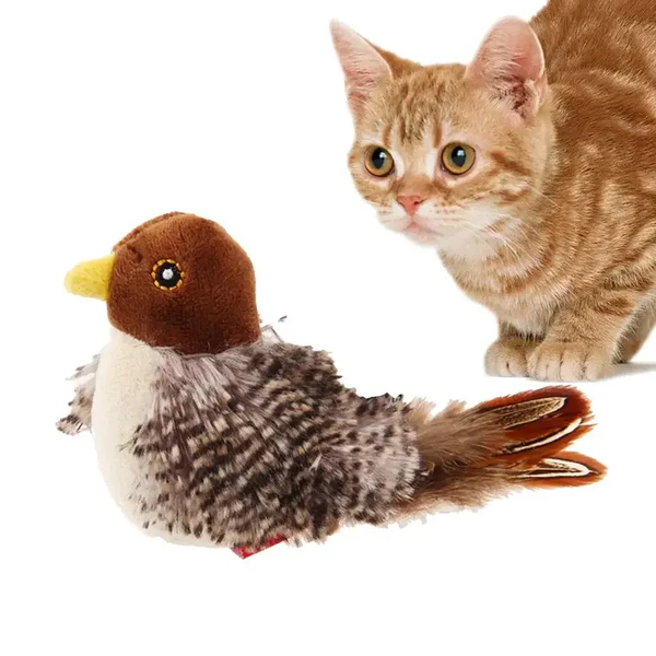 Cat Toys Rechargeable Flapping Bird Sparrow