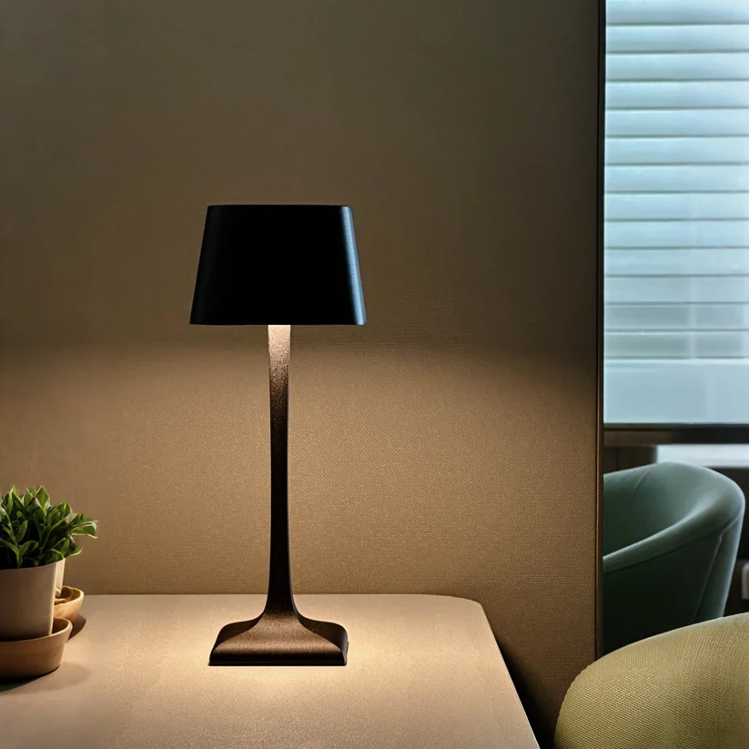 Cordless Table Lamp - Dimmable & Rechargeable Waterproof Desk Light