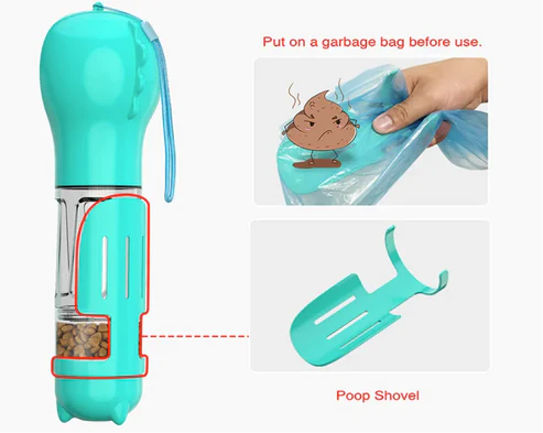 4 in 1 Multi-Purpose Dog Water Bottle