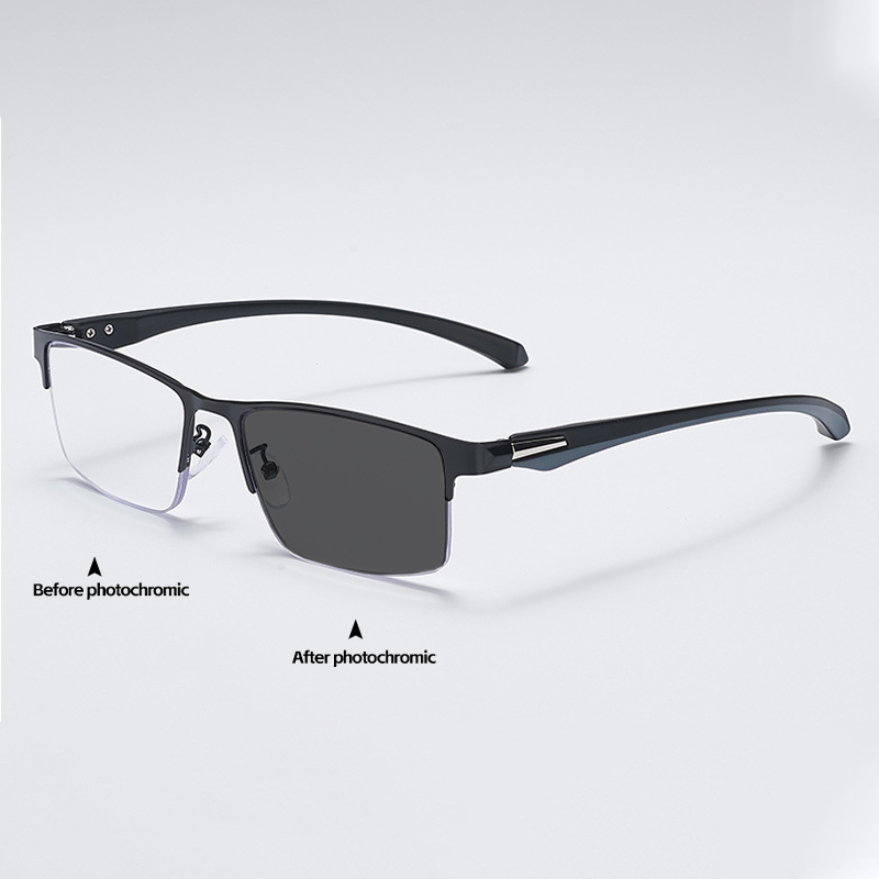 Titanium Multifocal Photochromic Reading Glasses
