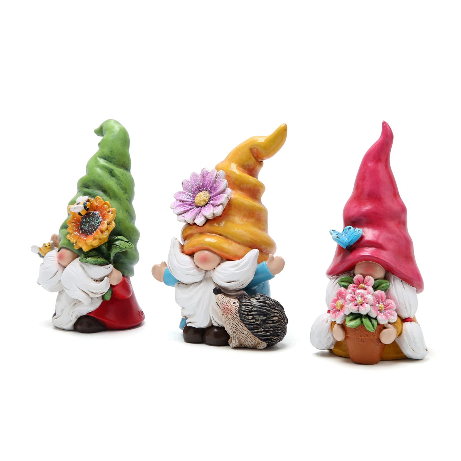 Spring Garden Gnomes Sculpture