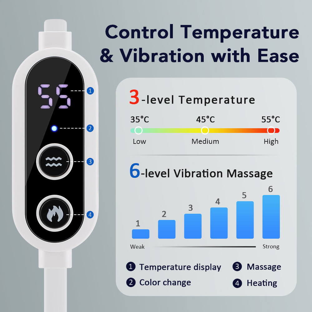 Eye Massager for Migraines Relief and Dry eyes with Heat