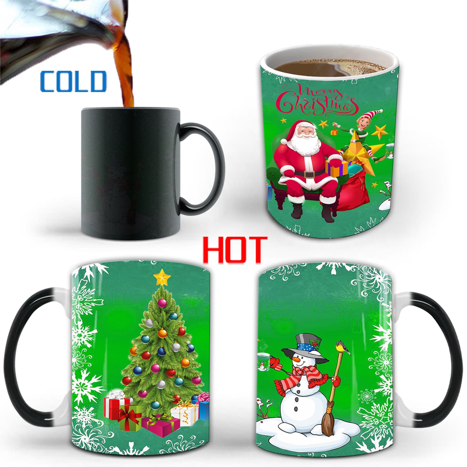 Magic Color Changing Christmas Mug