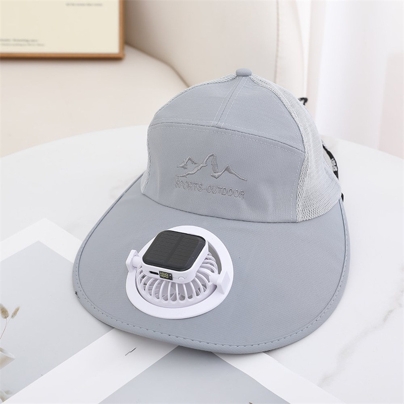 Sun Hat With Solar Powered Fans