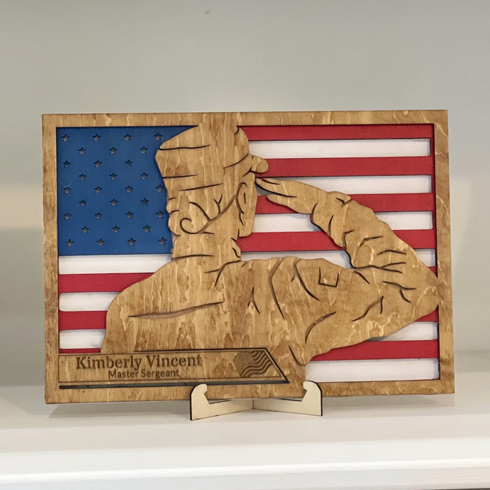 2025 Patriotic Wooden Tabletop Decor