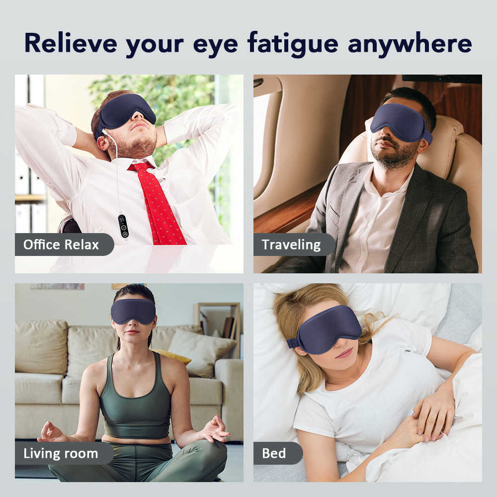 Eye Massager for Migraines Relief and Dry eyes with Heat