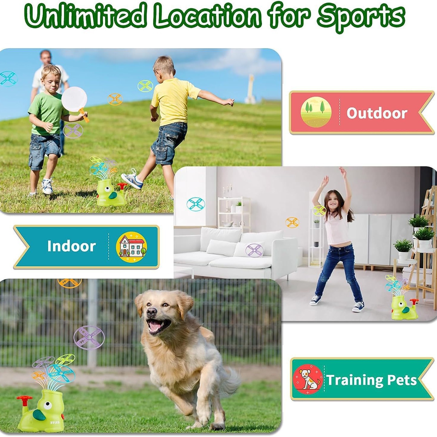 🥏Kid's Flying Discs Launcher Toys