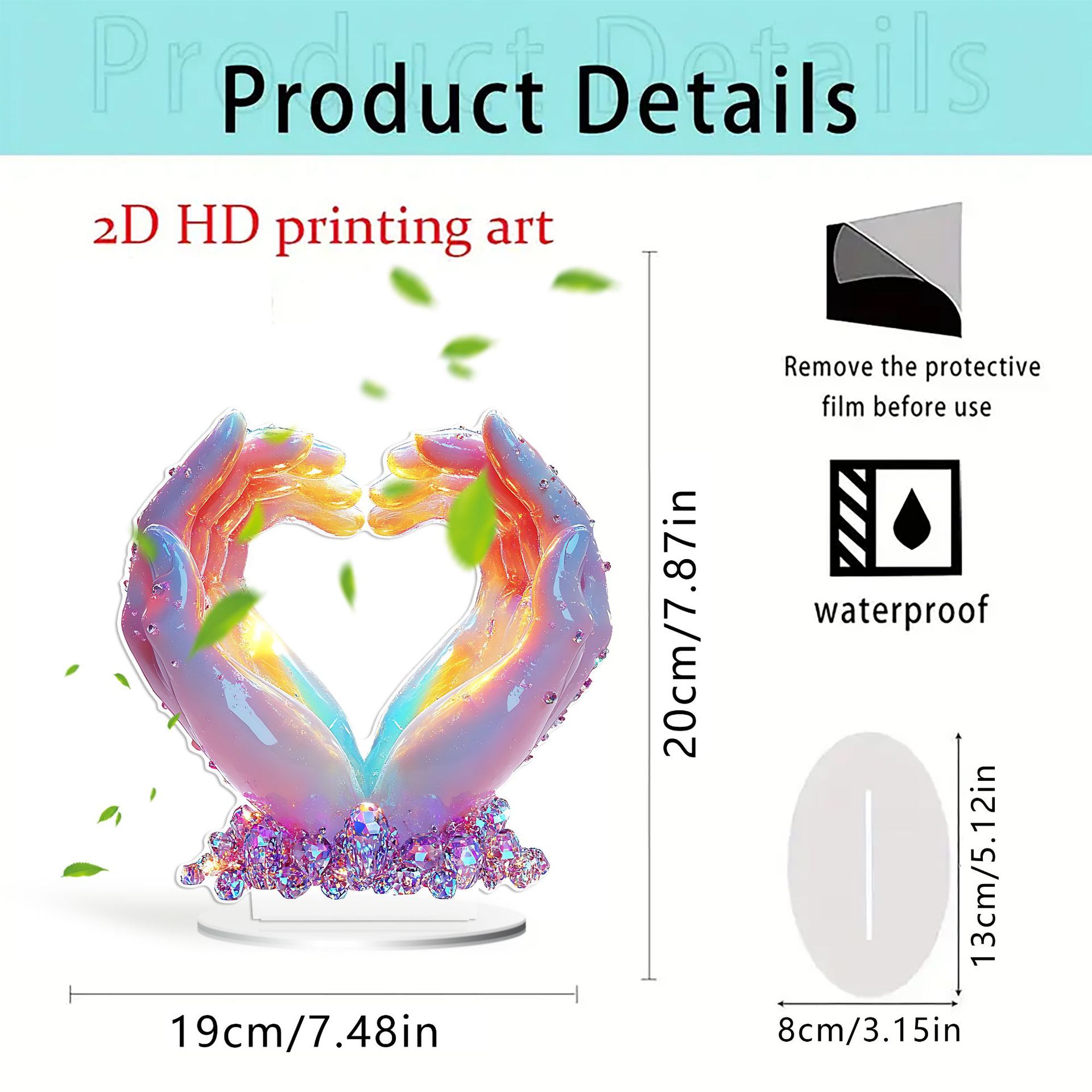 Romantic Colorful Guardian Love Desktop Decoration